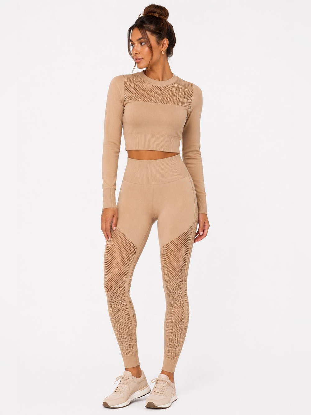Carbon38 Seamless mesh leggings